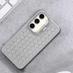 Samsung Galaxy S23 5G Case Lens Holder Shockproof TPU - Grey