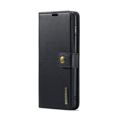 OnePlus 11 Case Crazy Horse Texture Detachable Magnetic PU Leather Black