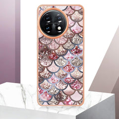 OnePlus 11 Case Electroplating IMD TPU Pink Scales