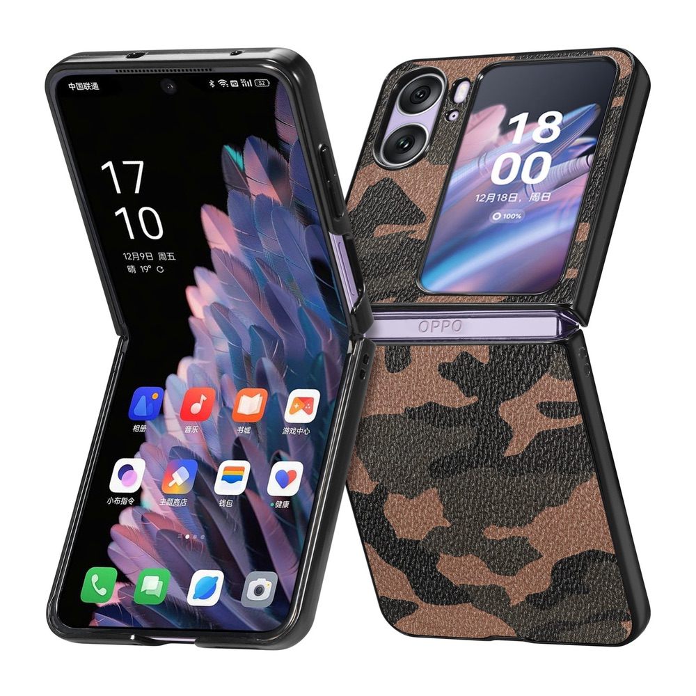 OPPO Find N2 Flip Case Slim and Protective - Camouflage