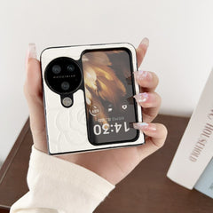 OPPO Find N3 Flip Case Impression Flower Pattern - Pink