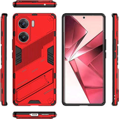 Vivo V29e Case Protective Invisible Holder TPU and PC - Red