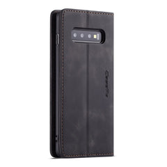 Samsung Galaxy S10 Case Shockproof Wallet - Black