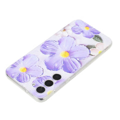 Samsung Galaxy S23 5G Case Flowers design TPU - Purple