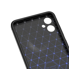 Samsung Galaxy A05 Case With Litchi Texture Shockproof TPU - Black