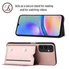 Samsung Galaxy A05s Case Made With Skin Feel PU Leather - Rose Gold