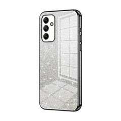 Samsung Galaxy A05s Case With Glitter Powder Shockproof - Black