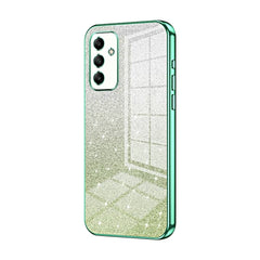 Samsung Galaxy A05s Case With Glitter Powder Shockproof - Green
