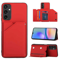 Samsung Galaxy A05s Case With Skin Feel PU Leather - Red