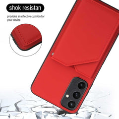 Samsung Galaxy A05s Case With Skin Feel PU Leather - Red