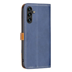 Samsung Galaxy A14 5G Case Double Sewing Thread - Blue