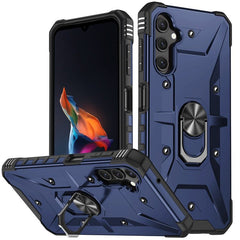 Samsung Galaxy A14 5G Case with Metal Ring Holder - Blue