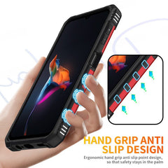 Samsung Galaxy A14 5G Case with Metal Ring Holder - Red