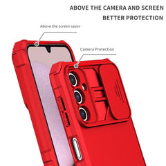 Samsung Galaxy A14 5G Case With Stereoscopic Holder - Red