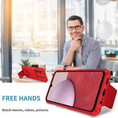 Samsung Galaxy A14 5G Case With Stereoscopic Holder - Red