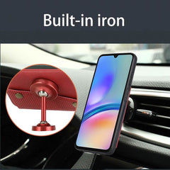 Samsung Galaxy A15 5G Case Double Buckle Card Slots - Black