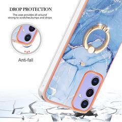 Samsung Galaxy A15 5G Case Electroplating Marble - Blue