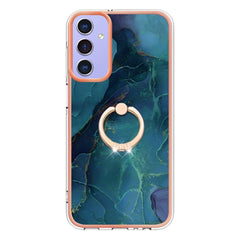 Samsung Galaxy A15 5G Case Electroplating Marble - Green Blue