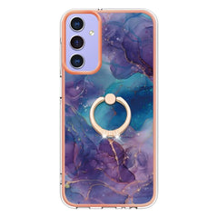 Samsung Galaxy A15 5G Case Electroplating Marble - Purple