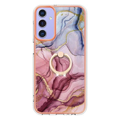 Samsung Galaxy A15 5G Case Electroplating Marble - Rose Red