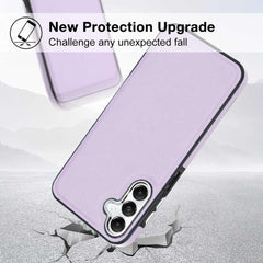 Samsung Galaxy A15 5G Case Shockproof Leather Texture - Purple