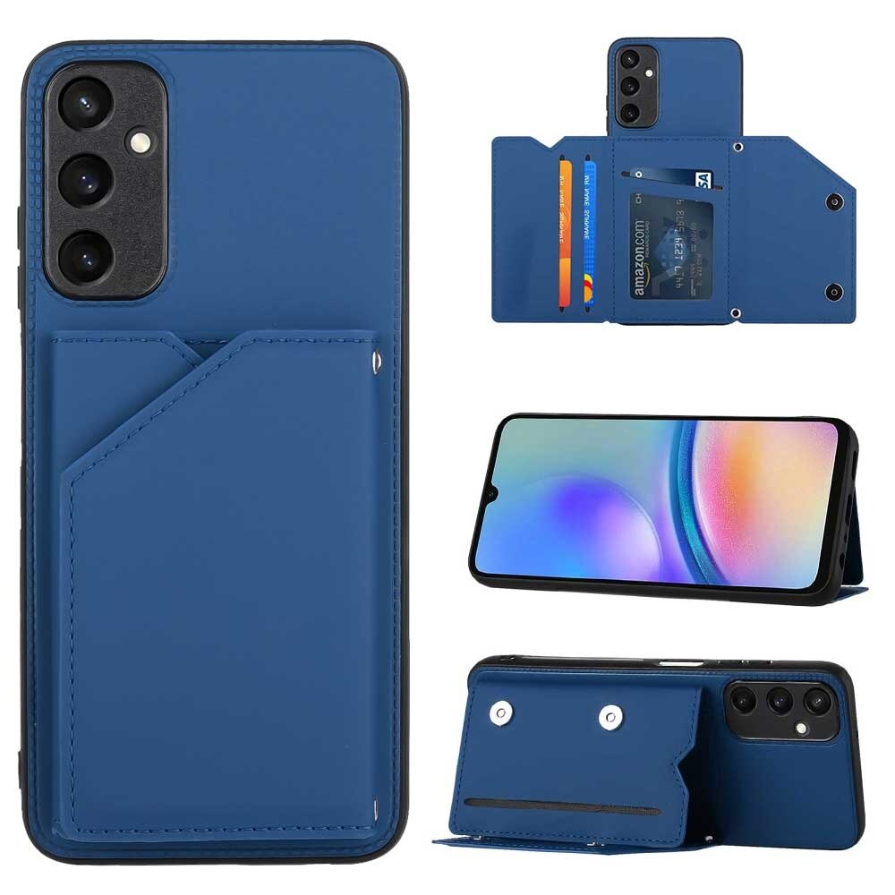 Samsung Galaxy A15 5G Case Skin Feel Card Slot - Royal Blue