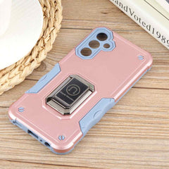 Samsung Galaxy A15 5G Case With Metal Ring Holder - Rose Gold