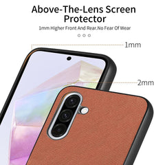 samsung-galaxy-a16-case-twill-fabric-leather-skin-brown_4