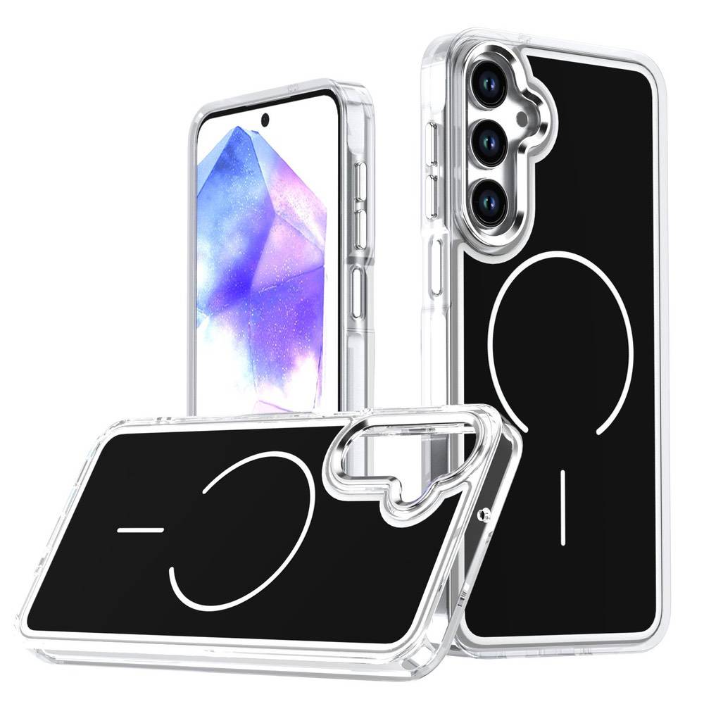 Samsung Galaxy A17 5G Bright Shadow Two-Color MagSafe Case - Black