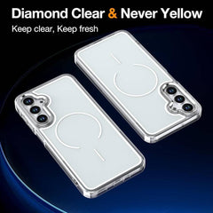 Samsung Galaxy A17 5G Bright Shadow Two-Color MagSafe Case - White