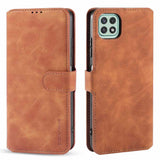 Samsung Galaxy A22 5G Case With PU Leather + TPU - Brown