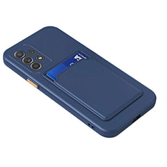 Samsung Galaxy A23 4G Case With Card Slot Made With TPU - Dark Blue