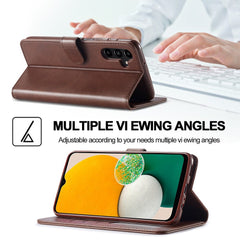 Samsung Galaxy A24 4G Case LC.IMEEKE Calf Texture - Coffee