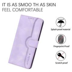 Samsung Galaxy A24 4G Case Skin Feel PU Leather Secure Wallet - Purple