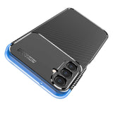 Samsung Galaxy A24 4G Case With Carbon Fiber Texture TPU - Black