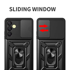 Samsung Galaxy A25 5G Case Sliding Camera Cover - Black