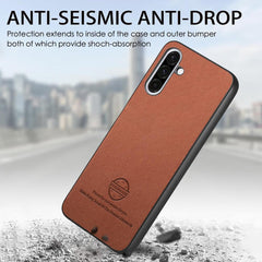 samsung-galaxy-a26-case-twill-fabric-leather-skin-brown_5