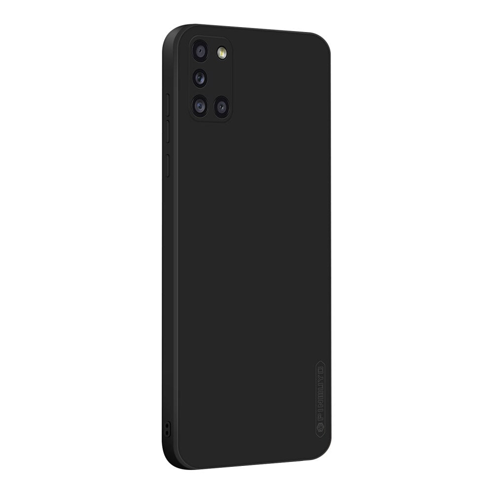 Samsung Galaxy A31 Case PINWUYO Liquid Silicone - Black