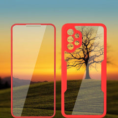 Samsung Galaxy A32 4G Case Full Coverage Protective Black Transparent