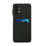 Samsung Galaxy A32 5G Case Shockproof with Card Slot - Black