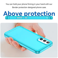 Samsung Galaxy A34 5G Case Candy Series Shockproof Transparent Blue