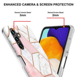 Samsung Galaxy A34 5G Case Splicing Marble IMD TPU