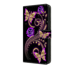 Samsung Galaxy A35 5G Case Purple Flower Butterfly Design