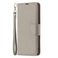 Samsung Galaxy A55 5G Case Litchi Texture PU Leather - Grey