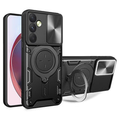 Samsung Galaxy A35 5G Case Sliding Camshield Magnetic Holder - Black