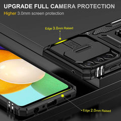 Samsung Galaxy A52 5G Case With Camera Shield - Black