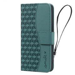 Samsung Galaxy A55 5G Case Diamond Buckle PU Leather - Green
