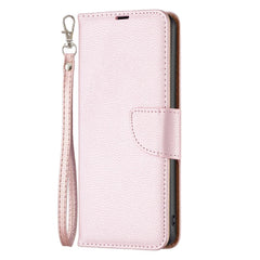 Samsung Galaxy A55 5G Case Litchi Texture PU Leather - Rose Gold