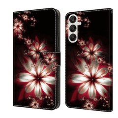 Samsung Galaxy A55 5G Case Protective PU Leather - Fantastic Flower