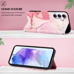 Samsung Galaxy A55 5G Case PT003 Marble Pattern - Rose Gold
